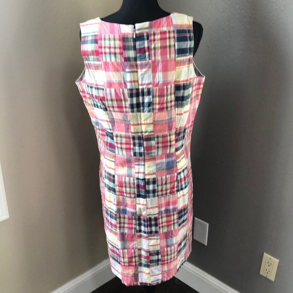 LL Bean Plaid Sleeveless Shift Dress - 14 - Never worn - Picture 4 of 5